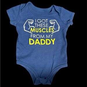 Carter’s I got these from my daddy s/s onesie size 6months